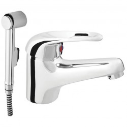 Umývadlová stojanková vodovodná batéria PRINCE P-17 STAR s bidetovou spŕškou