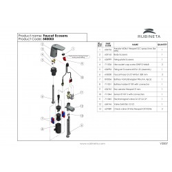Senzorová umyvadlová baterie ECOSENS