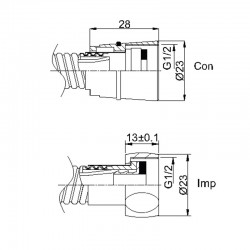 Sprchová hadica opletaná nerez