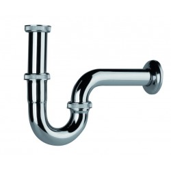 Umývadlový pochrómovaný sifón CHRÓM rúrkový