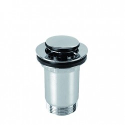 Umývadlová výpusť click-clack s prepadom, malá