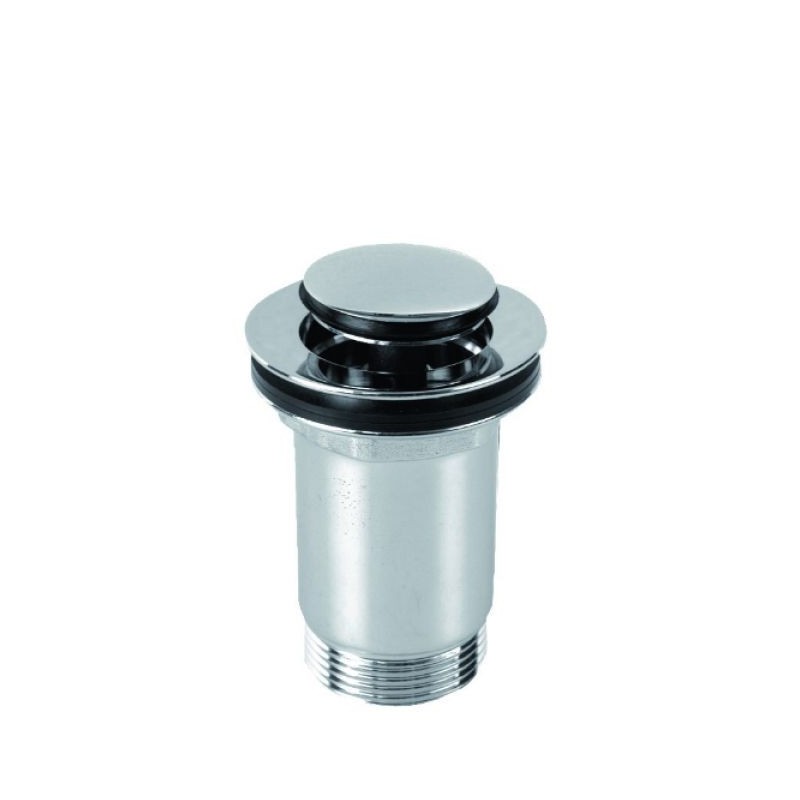 Umyvadlová výpusť click-clack s přepadem, malá