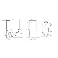 WC doska ROBUSTO SLIM soft-close