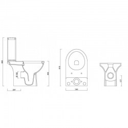WC doska TRIA SLIM soft-close