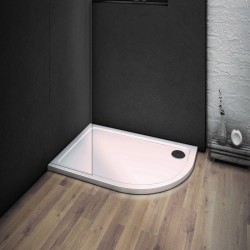 Asymetrická mramorová sprchová vanička VENETS