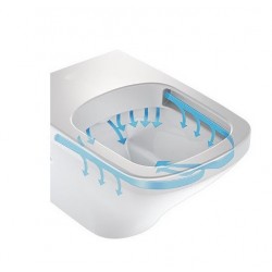 Závěsné WC UNO RIMLESS se sedátkem Soft-close