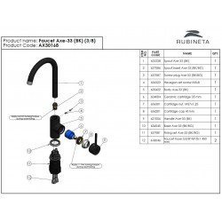Dřezové baterie AXE-33