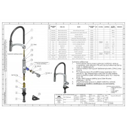 Dřezová baterie ULTIMA U-50