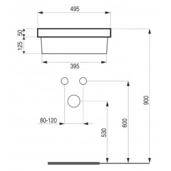 Umývadlo STAMPO - na dosku aj zápustné