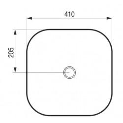 Umývadlo na dosku SPIGOLO