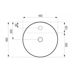 Umývadlo na dosku PIEGA