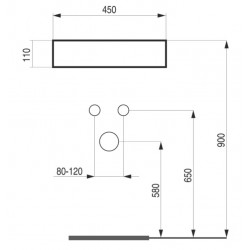 Umývadlo na dosku GRINZA