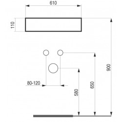 Umývadlo na dosku GRINZA