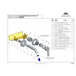 Podomietková umývadlová batéria TORINO