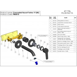 Podomietková umývadlová batéria TORINO