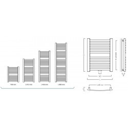 Kúpeľňový radiátor RETTO