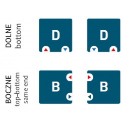 Kúpeľňový radiátor rebrík FRAME