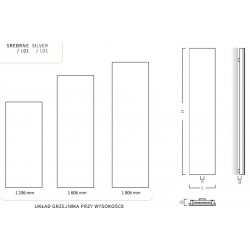 Kúpeľňový radiátor so zrkadlom INDIVI NEW