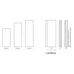 Koupelnový radiátor INVENTIO s grafickým potiskem
