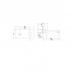 Podomítkový Sprchový Set DECCO/ILLUSION I Chrom