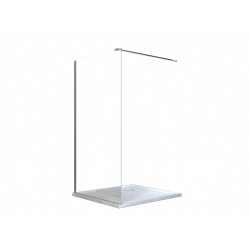 Walk-in bezdverový a bezbariérový sprchový kút AVEO