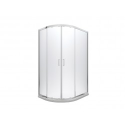 Štvrťkruhový atypický sprchový kút MODERN 185