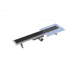 Odtokový podlahový žlab VIRGO BLACK