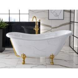 Voľne stojaca akrylátová retro vaňa OTYLIA (MERANO )