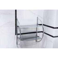 Polička do kúpeľne Olsen Spa kovová KD02050027