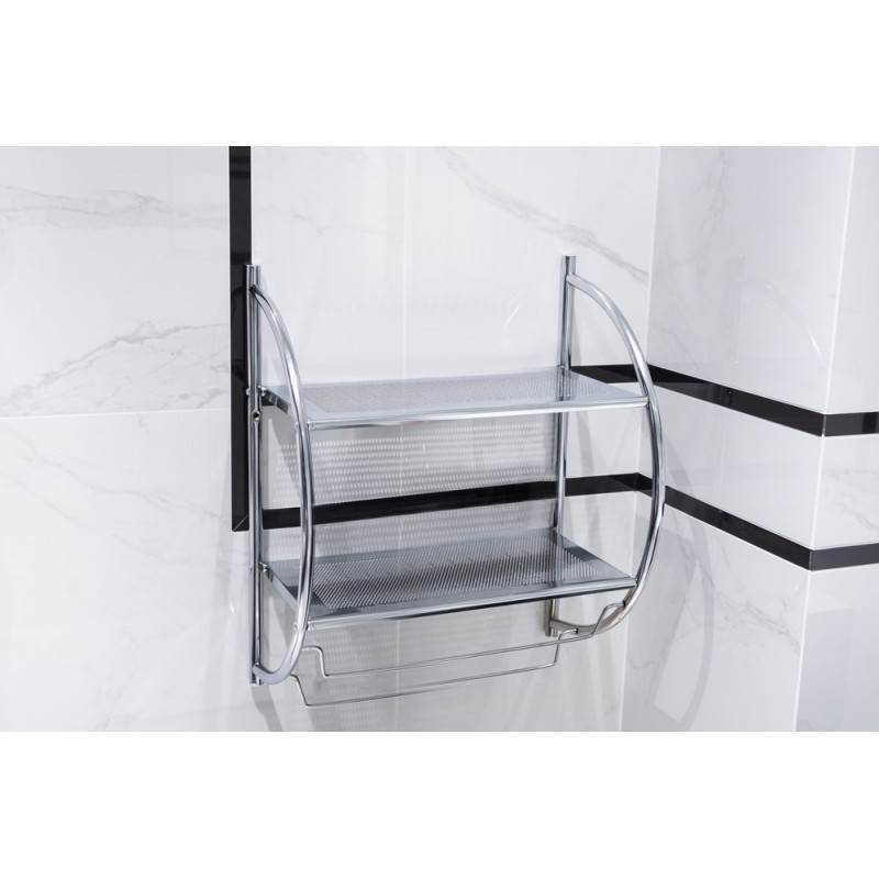 Polička do kúpeľne Olsen Spa kovová KD02050027