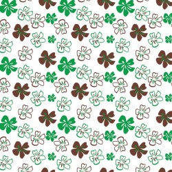 Kúpeľňový záves plast KD02100819 - biela, zelená a hnedá