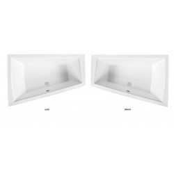 Asymetrická vana INTIMA DUO SLIM LEVÁ A PRAVÁ