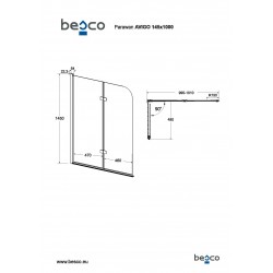 Vaňová zástena AVIGO