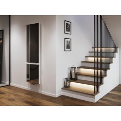 Koupelnový radiátor se zrcadlem INDIVI