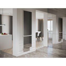 Kúpeľňový radiátor so zrkadlom INDIVI NEW