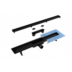 Odtokový podlahový žlab VIRGO NERO DUO