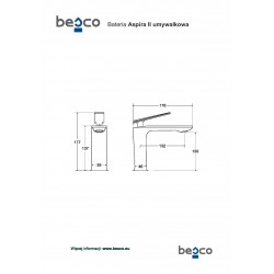 Stojanková umývadlová batéria ASPIRA II