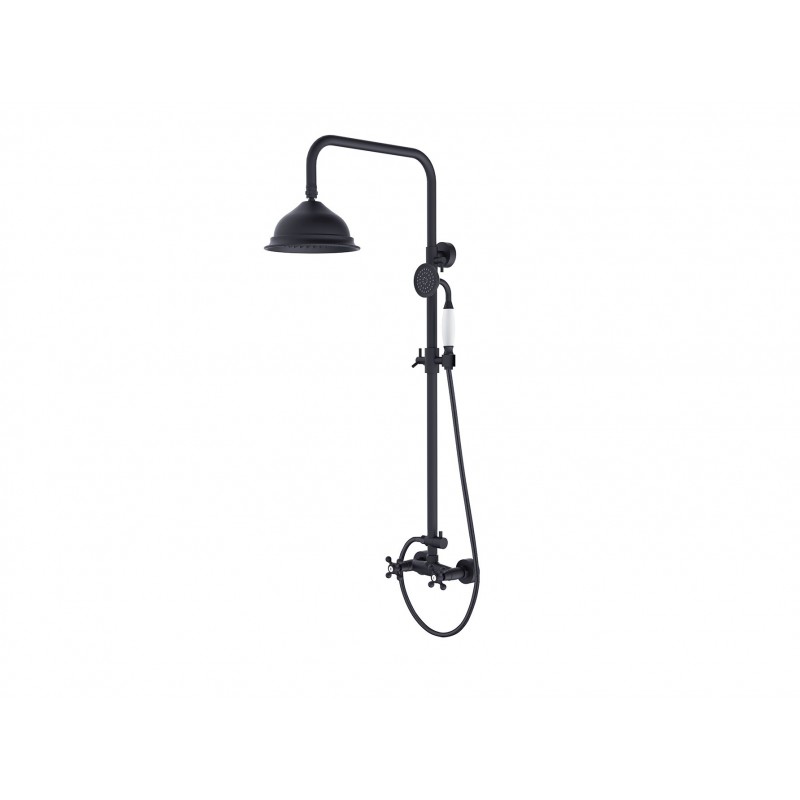 Nástěnný sprchový set RETRO černý