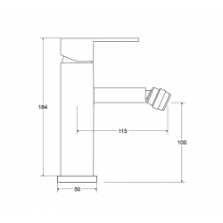Bidetová stojánková baterie MODERN/VARIUM