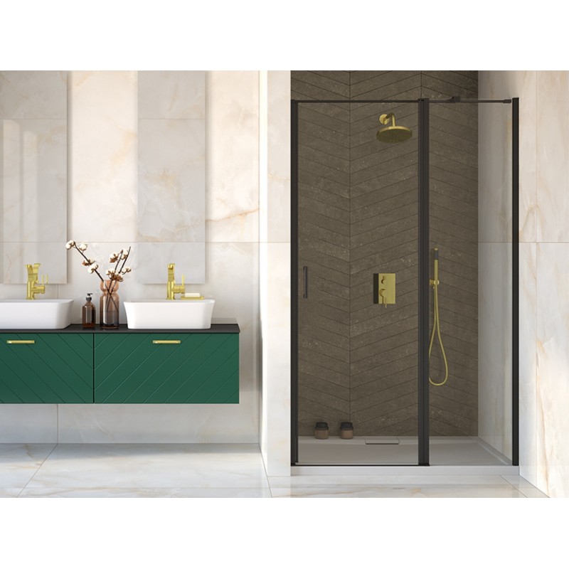Bezrámové sprchové dveře EXO-C BLACK
