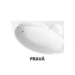 Asymetrická vana FINEZJA NOVA