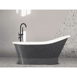 Voľne stojaca vaňa GLORIA (PAOLA) vyrobená z liateho mramora (Mineral Durabe)