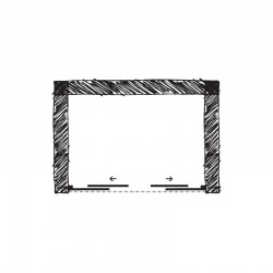 Sprchové dvere do niky VILAR