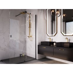 Walk-in sprchový kút VAYO BLACK