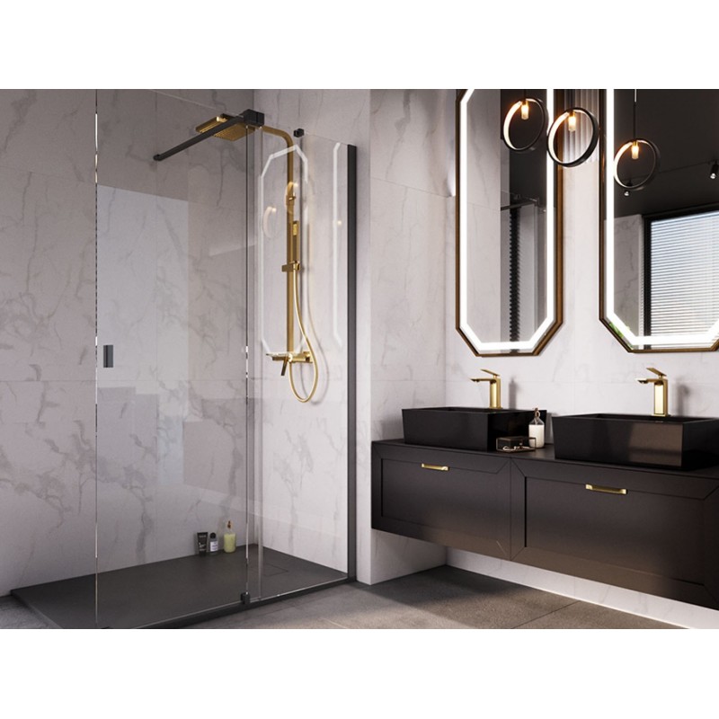 Walk-in sprchový kút VAYO BLACK