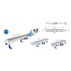 Odtokový podlahový žlab STANDARDline BLACK