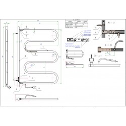Otočný elektrický sušiak