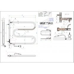 Otočný elektrický sušák