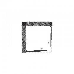 Sprchový kút BARCELONA PLUS štvorcový