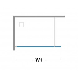 Walk-in bezdverový a bezbariérový sprchový kút LAGOS PLUS